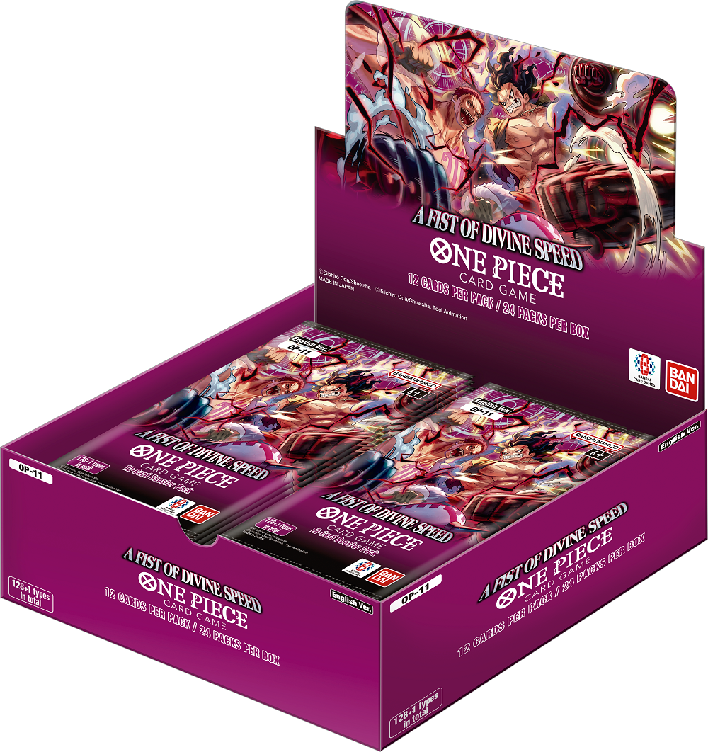 RELEASE 6th JUNE 2025: One Piece TCG OP-11 - A Fist of