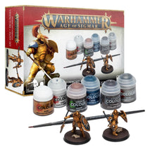 Load image into Gallery viewer, Warhammer Age of Sigmar: Stormcast Eternals Vindictors + Paints Set
