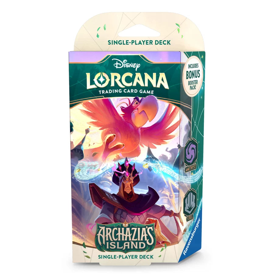 Disney Lorcana: Archazia's Island Starter Deck (Amethyst/Steel)