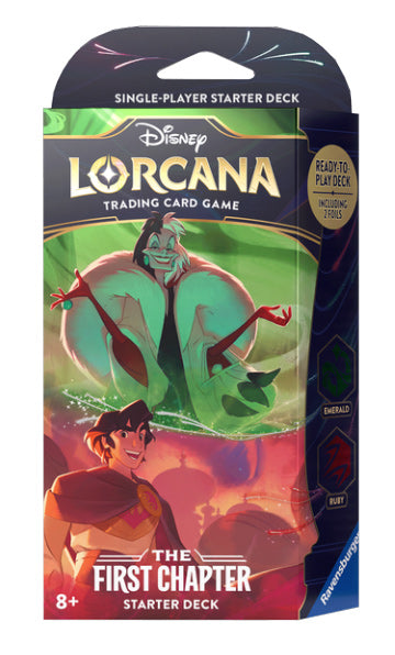 Disney Lorcana: First Chapter Starter Deck (Emerald/Ruby)