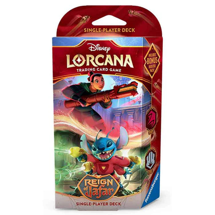 [Pre-Order] Disney Lorcana: Reign of Jafar Starter Deck (Ruby/Steel)