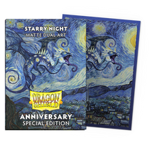 Load image into Gallery viewer, Dragon Shield Sleeves 100CT (Matte Dual Starry Night - Anniversary Special Edition)
