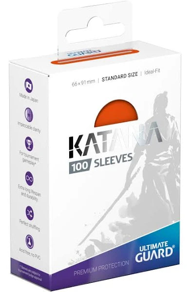 Ultimate Guard Katana Sleeves 100CT (Orange)
