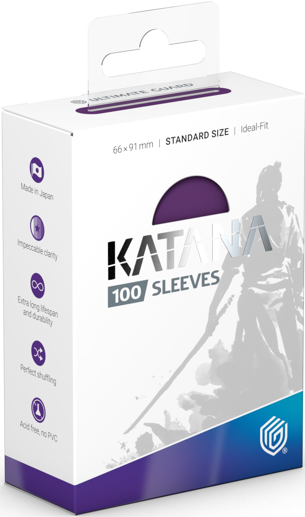 Ultimate Guard Katana Sleeves 100CT (Iris Bloom)