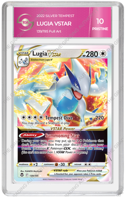 Graded Lugia Silver Tempest