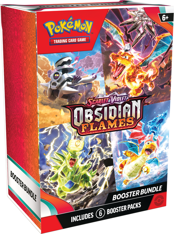 Pokémon TCG: Obsidian Flames Booster Bundle (6 Packs)