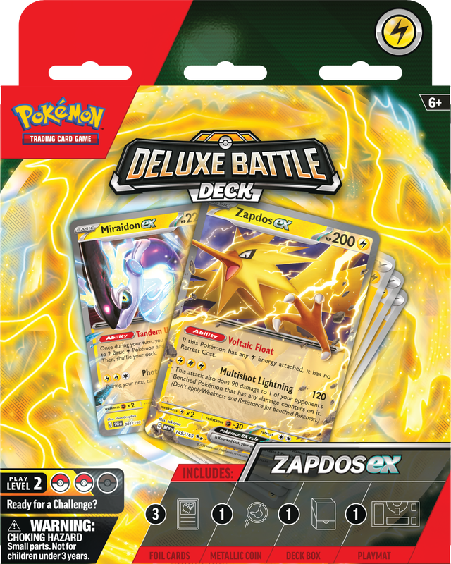 Pokémon TCG: Zapdos ex Deluxe Battle Deck