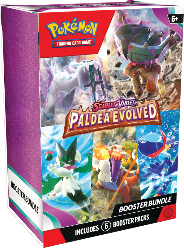 Pokémon TCG: Paldea Evolved Booster Bundle (6 Packs)