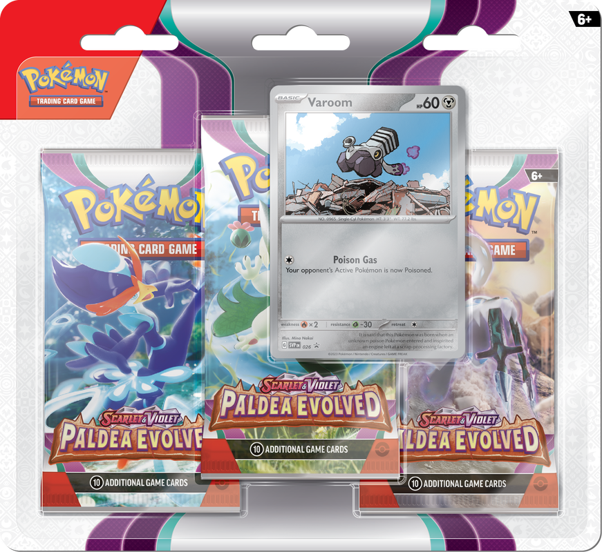 Pokémon TCG: Paldea Evolved 3-Pack Blister