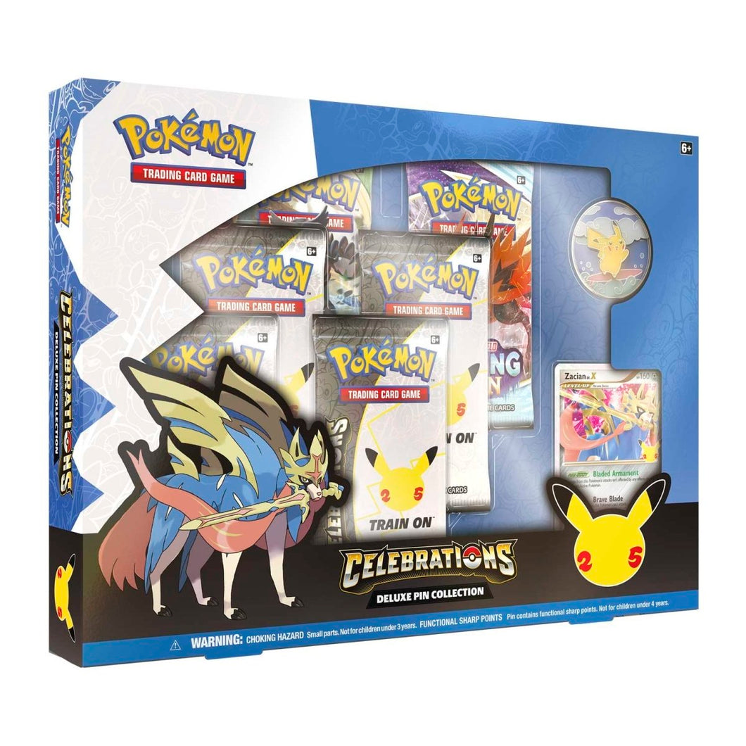 Pokémon TCG: Celebrations Deluxe Pin Collection (Zacian)