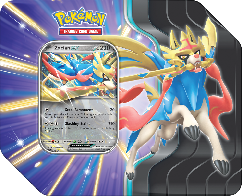 Pokémon TCG: Slashing Legends Tin Collection (Zacian)