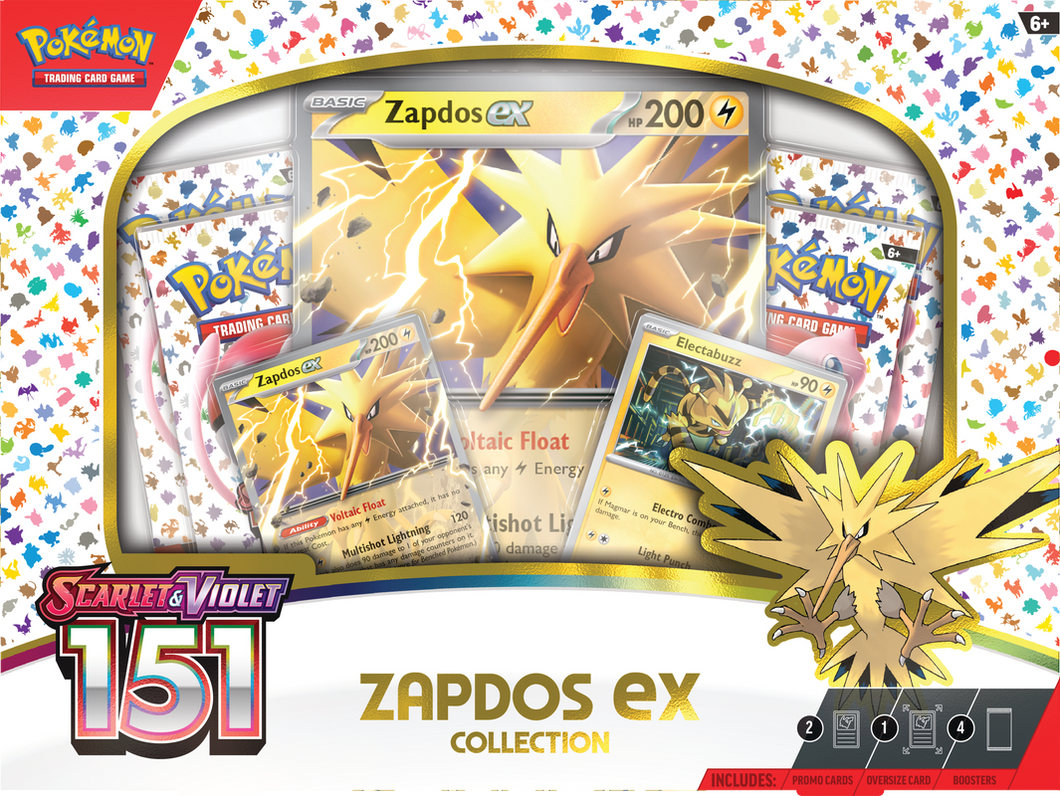 Pokémon TCG: 151 Zapdos ex Collection