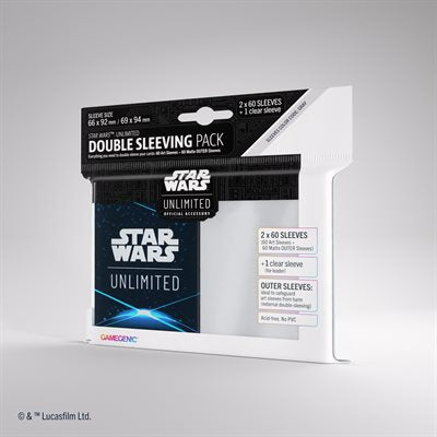 Star Wars Unlimited: Art Sleeves Double Sleeving Pack (Space Blue)