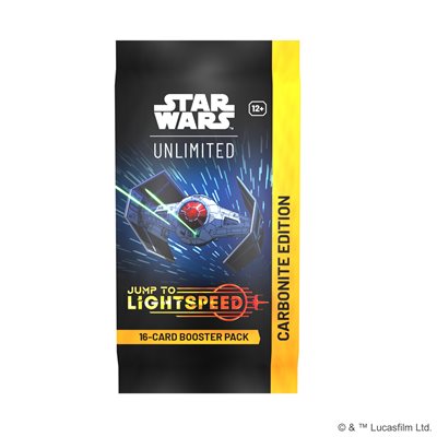 Star Wars Unlimited: Jump to Lightspeed Carbonite Booster Pack