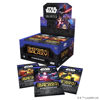 Star Wars Unlimited: Shadows of the Galaxy Draft Booster Box