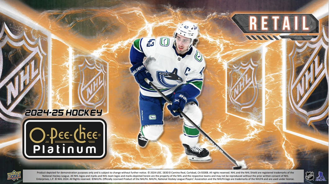 [Pre-Order] 2024-25 Upper Deck O-Pee-Chee Platinum Hockey Blaster Box
