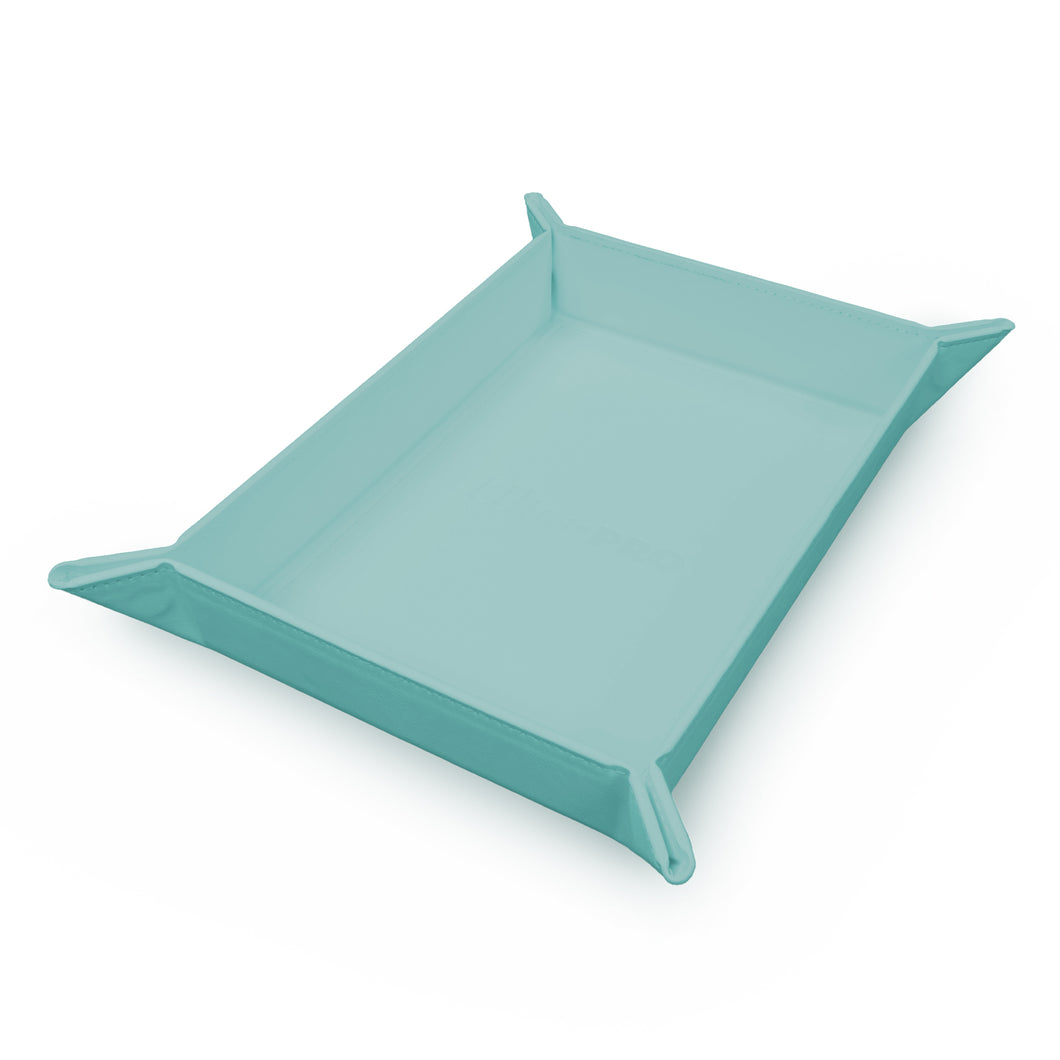 Magnetic Foldable Dice Tray - Vivid Light Blue
