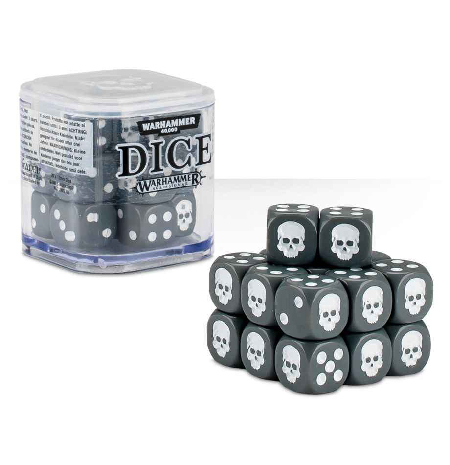 Citadel: 12mm Dice Set (Grey)