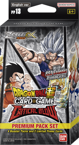 Dragon Ball Super: Critical Blow [PP13] Premium Pack Set