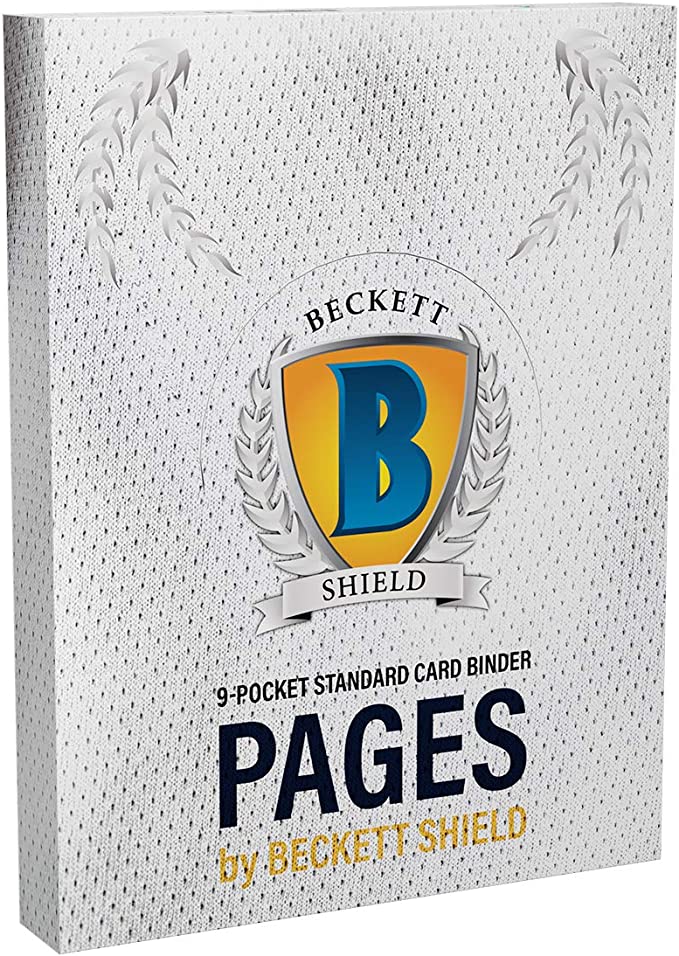Beckett Shield Standard 9-Pocket Card Binder Pages 100CT