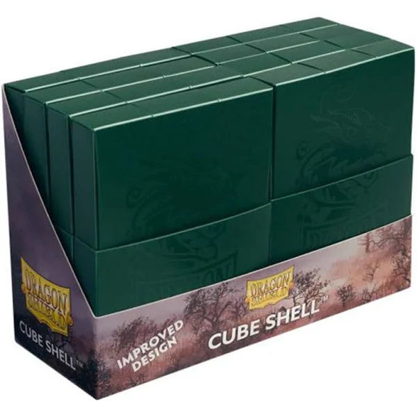 Dragon Shield Cube Shell 8CT (Forest Green)