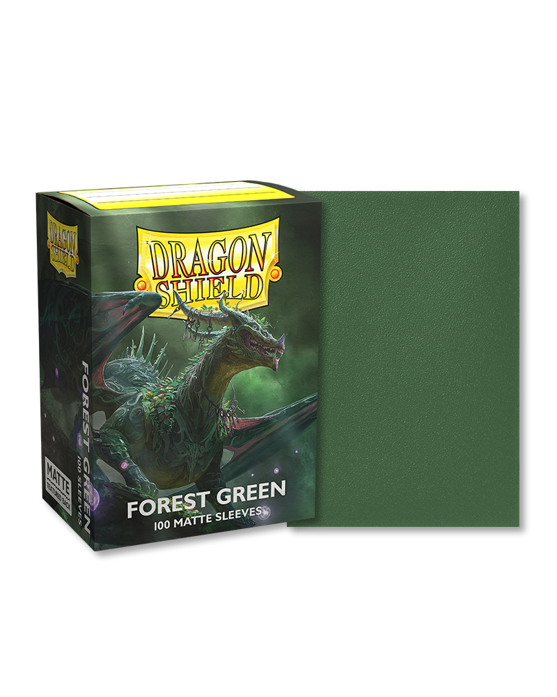Dragon Shield Sleeves 100CT (Forest Green)
