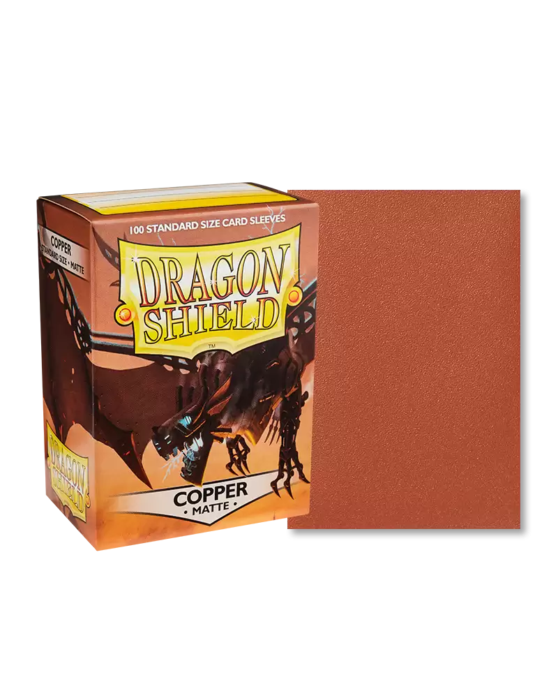 Dragon Shield Sleeves 100CT (Matte Copper)