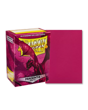 Load image into Gallery viewer, Dragon Shield Sleeves 100CT (Matte Magenta)
