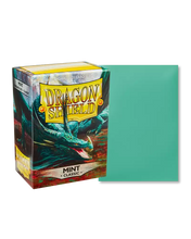 Load image into Gallery viewer, Dragon Shield Sleeves 100CT (Matte Mint)
