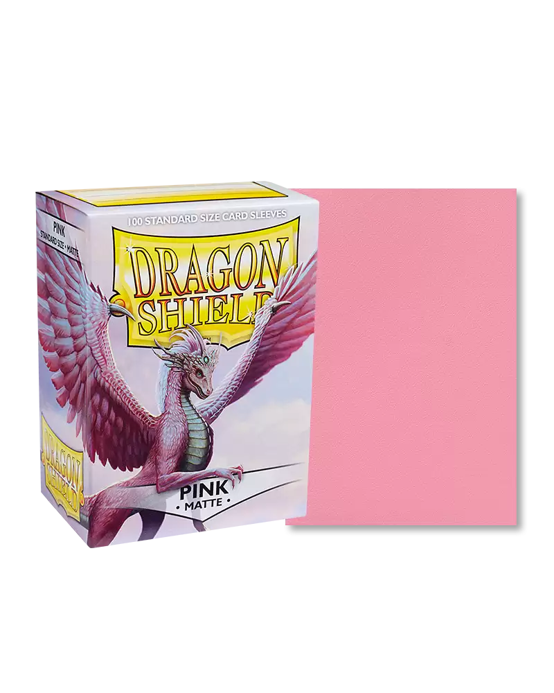 Dragon Shield Sleeves 100CT (Matte Pink)