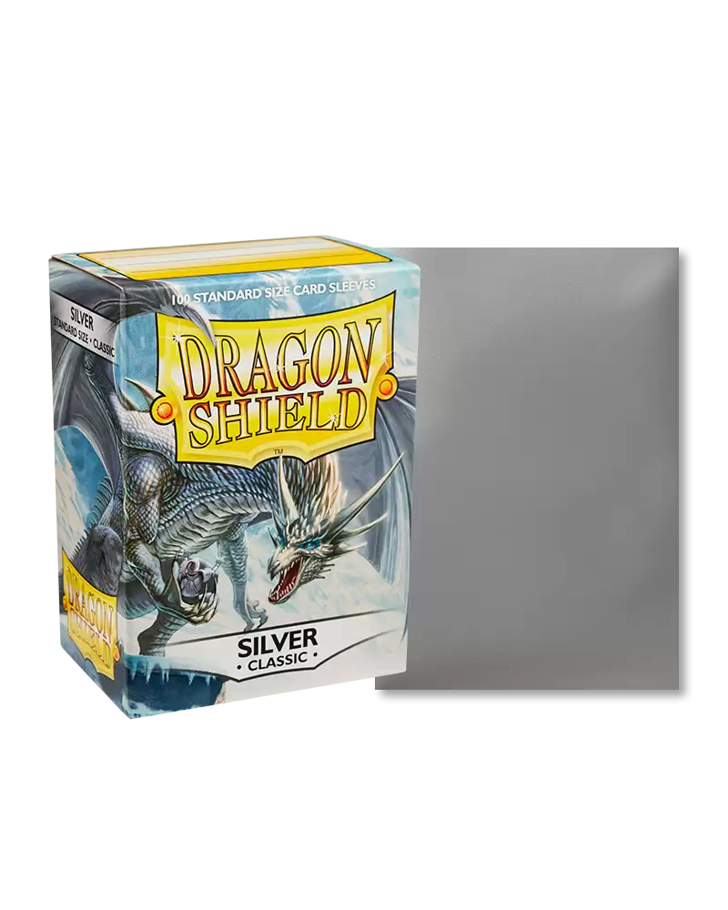 Dragon Shield Sleeves 100CT (Matte Silver)
