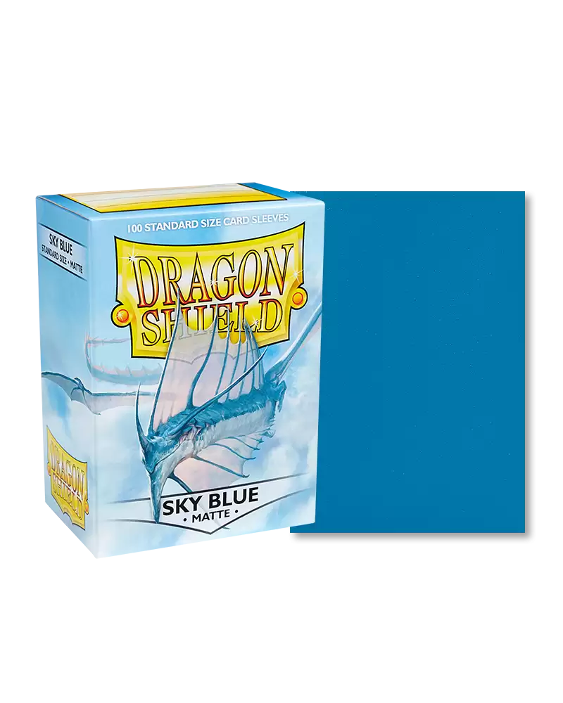 Dragon Shield Sleeves 100CT (Matte Sky Blue)