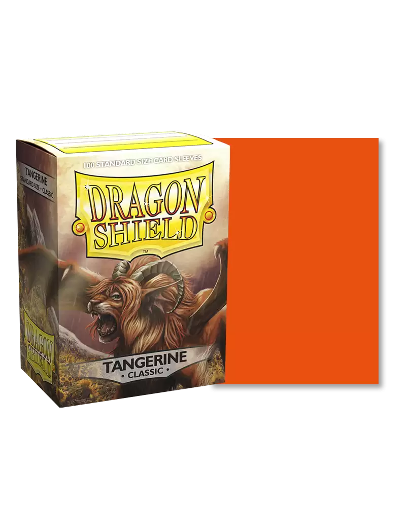 Dragon Shield Sleeves 100CT (Matte Tangerine)
