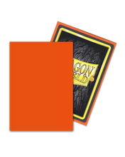 Load image into Gallery viewer, Dragon Shield Sleeves 100CT (Matte Tangerine)
