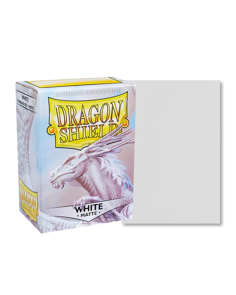 Dragon Shield Sleeves 100CT (Matte White)