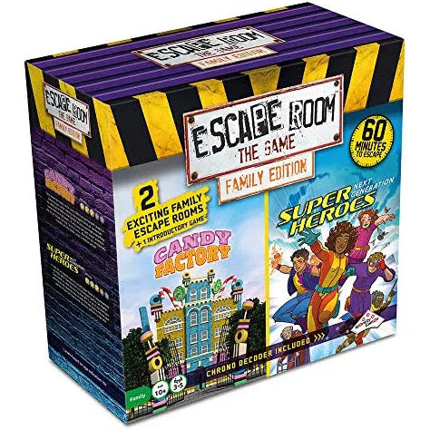 Escape Room: The Game (Family Edition) - Candy Factor and Super Heroes