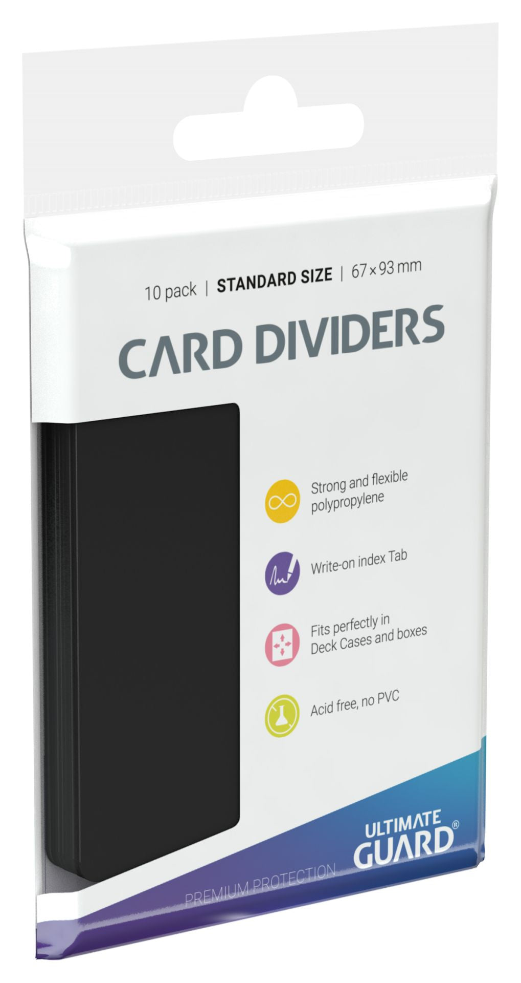 Ultimate Guard Card Dividers (Black)