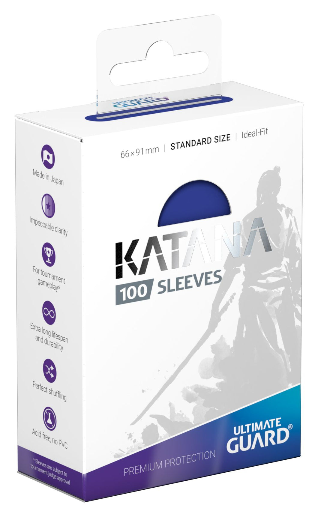 Ultimate Guard Katana Sleeves 100CT (Blue)