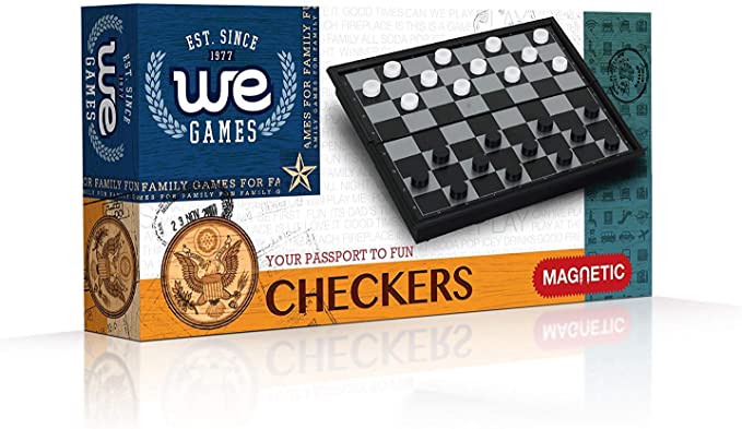 8” Checkers Set (Magnetic)